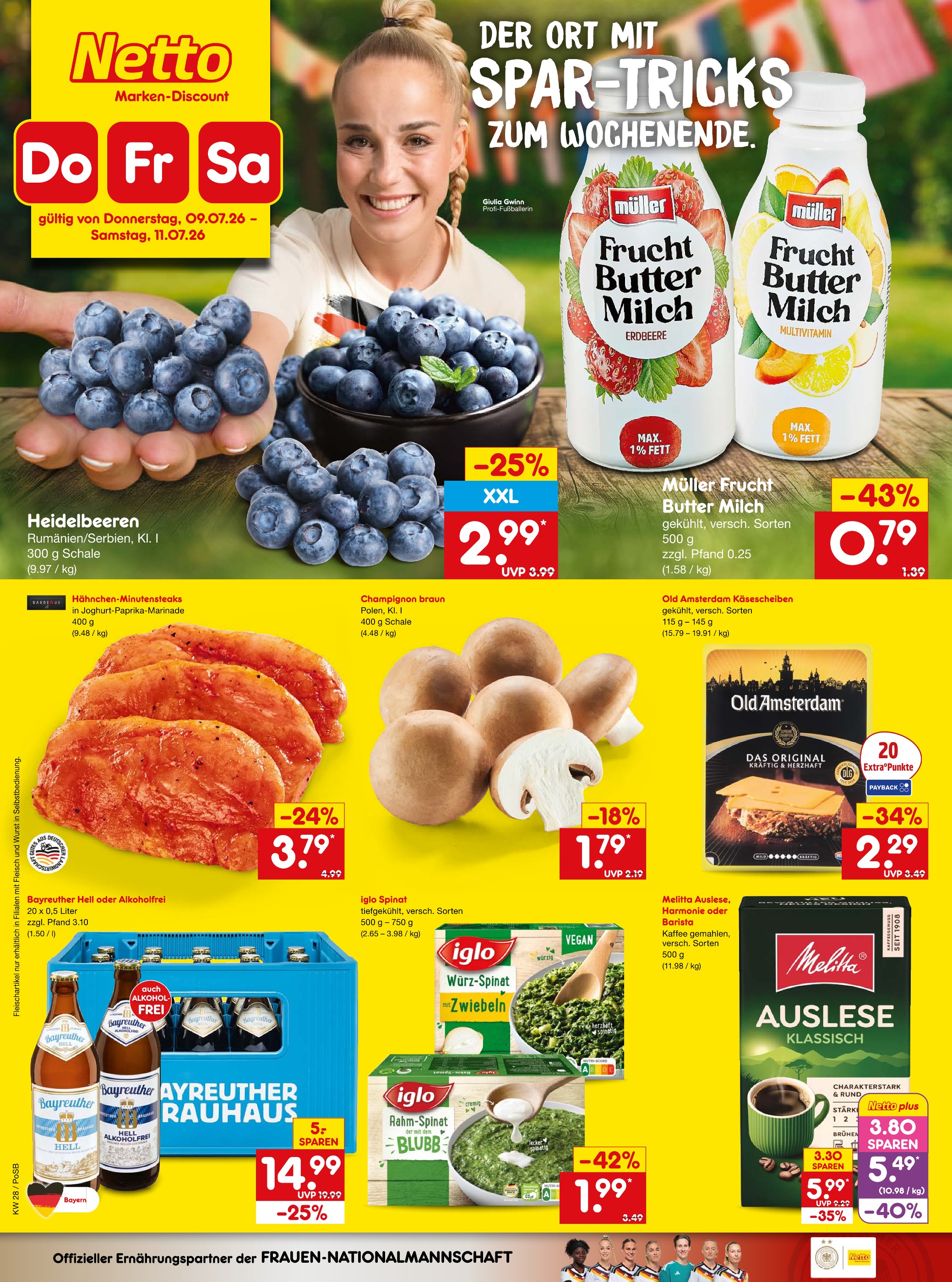 Aktueller Netto Marken-Discount Discounter Prospekt in Pförring und Umgebung, "Aktuelle Angebote" mit 47 Seiten, 09.07.2026 - 11.07.2026